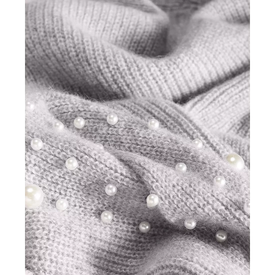 Best Pirce 👍 Charter Club 👩 Women's 100% Cashmere Embellished Sweater, Created For Macy's Cc Classic Blac 👏 - Image 2