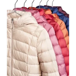 New ✨ Charter Club 👩 Women's Packable Hooded Down Puffer 🧥 Coat, Created For Macy's Marine 😉