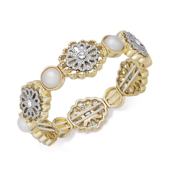 Top 10 🔔 Charter Club 👩 Women's Linen Metallic-Stripe Top, Created For Macy's Tuscon Coral Combo ⭐ - Image 3