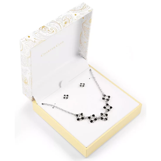 Best Sale ๐ Charter Club Two-Tone Sand Dollar & Starfish Pendant Necklace & Stud Earring Set, Created For Macy's Gold ๐งจ