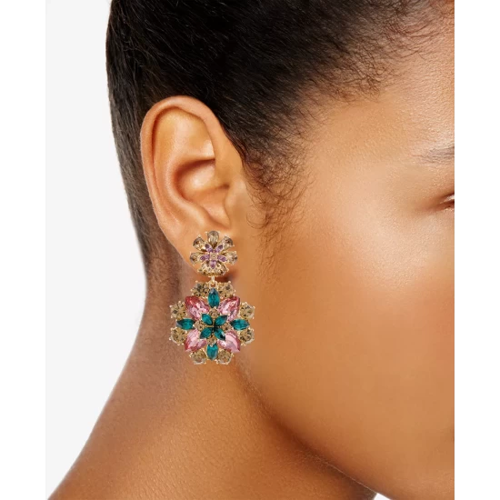 New 👍 Charter Club Gold-Tone Multicolor Pavé & Stone Reindeer Pin, Created For Macy's Brown 😉