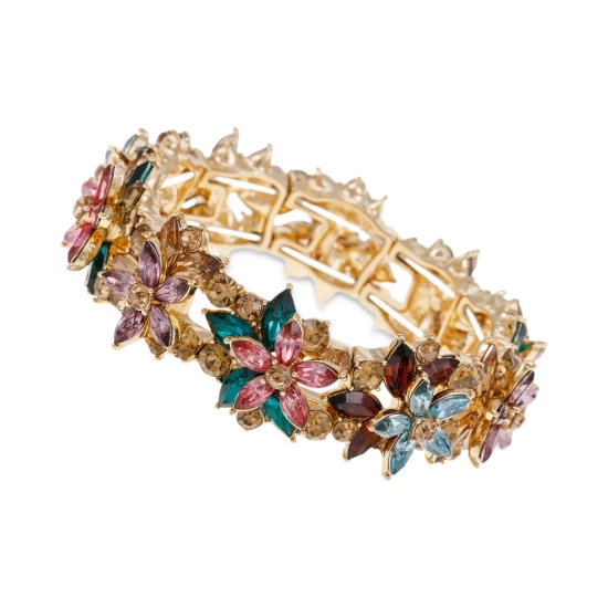 New 👍 Charter Club Gold-Tone Multicolor Pavé & Stone Reindeer Pin, Created For Macy's Brown 😉 - Image 2