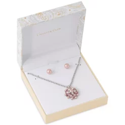 Outlet ✨ Charter Club Silver-Tone Pavé & Pear-Shape Crystal Bypass Bangle Bracelet, Created For Macy's 💯