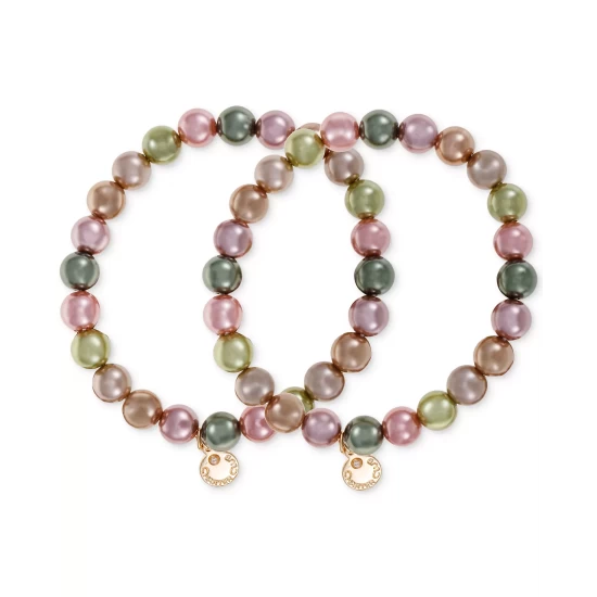 Discount 🎉 Charter Club Gold-Tone Crystal & Imitation Pearl Pineapple Pendant Necklace & Stud Earrings Boxed Set, 17 + 2 Extender, Created For Macy's ⭐ - Image 2