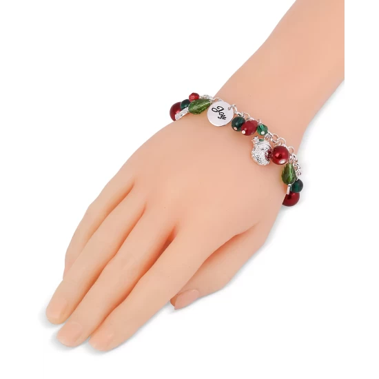 Best Pirce ๐งจ Charter Club Silver-Tone Garland Charm Bracelet, Created For Macy's Multi ๐ - Image 3