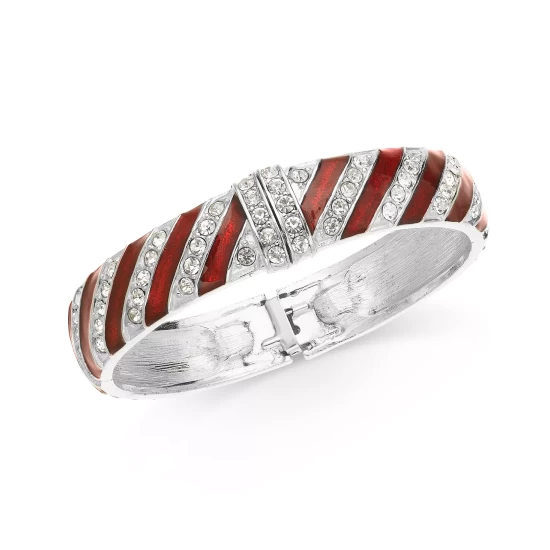 Best deal 😀 Charter Club Pavé 🍬 Candy Bangle Bracelet, Created For Macy's Red ✨ - Image 2