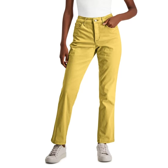 Outlet 🤩 Charter Club Petite Lexington Straight-Leg 👖 Jeans, Created For Macy's Copper River 🥰 - Image 3