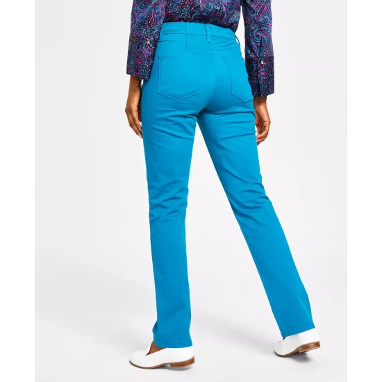 Outlet 🤩 Charter Club Petite Lexington Straight-Leg 👖 Jeans, Created For Macy's Copper River 🥰 - Image 4