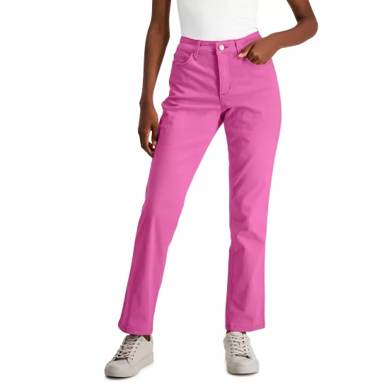 Outlet 🤩 Charter Club Petite Lexington Straight-Leg 👖 Jeans, Created For Macy's Copper River 🥰 - Image 5