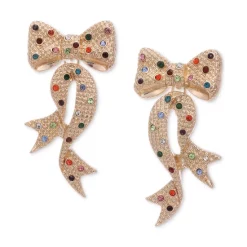 Wholesale ๐คฉ Charter Club Silver-Tone Crystal & Imitation Pearl Cluster Triple Drop Earrings, Created For Macy's Purple โญ