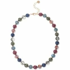 Best Sale 🎉 Charter Club Gold-Tone Multicolor Bead & Imitation Pearl All-Around Collar Necklace, 17 + 2 Extender, Created For Macy's 🎁