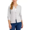 Best Pirce 🔥 Charter Club 👩 Women's Button Cardigan, Created For Macy's Poppy Sun 🎉