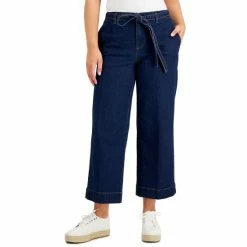 Wholesale 🧨 Charter Club Petite Rivera Belted Cropped 👖 Jeans, Created For Macy's Rivera Wash ⭐