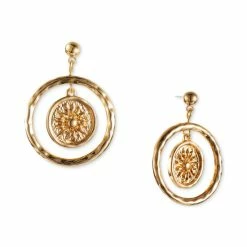 Deals ๐งจ Charter Club Gold-Tone Textured Orbital Earrings, Created For Macy's ๐ฅฐ