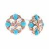 Cheap ✔️ Charter Club Gold-Tone Crystal China Blue Button Earrings, Created For Macy's 🥰