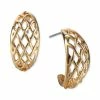 Coupon 💯 Charter Club Gold-Tone Openwork Hoop Earrings, Created For Macy's 🎁