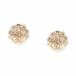 Cheapest ⌛ Charter Club Gold-Tone Pavé Fireball Stud Earrings, Created For Macy's Multi 🤩