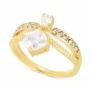 Best reviews of 😀 Charter Club Gold-Tone Pavé Crystal Princess Ring, Created For Macy's 🛒