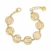 Coupon 🧨 Charter Club Gold-Tone Geometric Charm Flex Bracelet, Created For Macy's 🛒