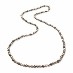 Deals ๐ Charter Club Silver-Tone Tonal Imitation Pearl 42 Long Strand Necklace, Created For Macy's ๐