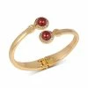 Coupon 🌟 Charter Club Gold-Tone Pavé & Color Imitation Pearl Bypass Bangle Bracelet, Created For Macy's 💯