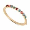Coupon 🔥 Charter Club Gold-Tone Multicolor Crystal Bangle Bracelet, Created For Macy's 💯