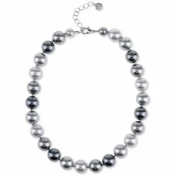 Coupon 😍 Charter Club Imitation Pearl All Around Necklace, 16 + 2 Extender, Created For Macy's Grey 😀