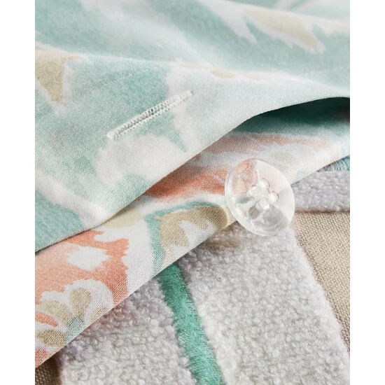Hot Sale 🎉 Charter Club Terra Mesa 3-Pc. Duvet Cover Set, King, Created For Macy's Turquoise/aqua 😉 - Image 4
