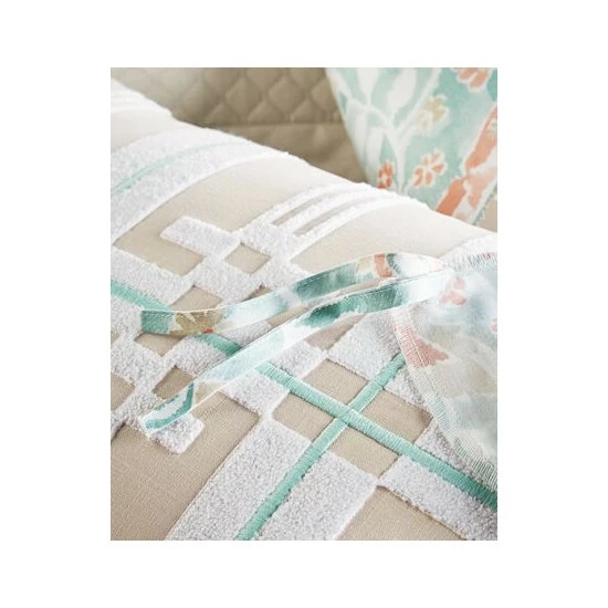 Hot Sale 🎉 Charter Club Terra Mesa 3-Pc. Duvet Cover Set, King, Created For Macy's Turquoise/aqua 😉 - Image 6