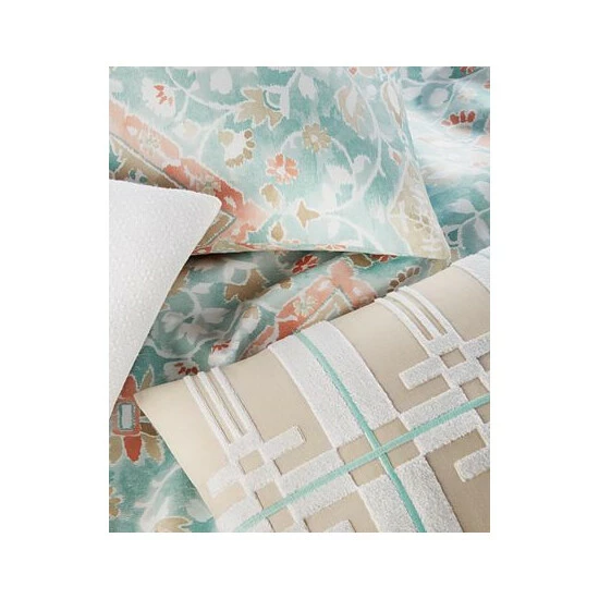 Hot Sale 🎉 Charter Club Terra Mesa 3-Pc. Duvet Cover Set, King, Created For Macy's Turquoise/aqua 😉 - Image 7