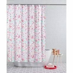 Promo 😍 Charter Club Kids Wildflowers Shower Curtain, 72 X 72, Created For Macy's Lilac 💯