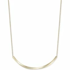 Promo 🛒 Charter Club Curved Bar Collar Necklace, 17 + 2 Extender, Created For Macy's Silver ⌛