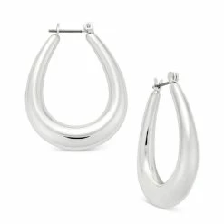 Top 10 ๐ฅฐ Charter Club Oval Hoop Earrings Silver ๐