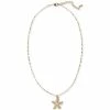 Buy 🧨 Charter Club Gold-Tone Imitation Pearl Starfish Pendant Necklace, 17 + 2 Extender, Created For Macy's ❤️