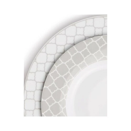 Best reviews of ⭐ Charter Club Geometric 12-Pc. Dinnerware Set, Service For 4, Created For Macy’s No Color 🔥 - Image 2