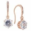 Buy 😀 Charter Club Rose Gold-Tone Cubic Zirconia Drop Earrings, Created For Macy's ✔️
