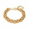 Wholesale 🔥 Charter Club Gold-Tone Byzantine Link Bracelet, Created For Macy's ⭐