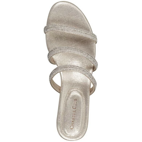 Coupon ✨ Charter Club Sunnyy Evening 🩴 Sandals, Created For Macy's Champagne ⌛ - Image 4