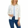 Buy 😀 Charter Club 👩 Women's Beaded Argyle Flower Cardigan, Created For Macy's Cloud ✔️