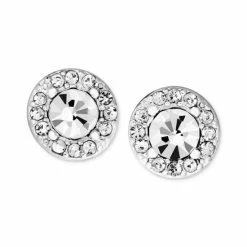 Best reviews of โจ Charter Club Crystal Circle Stud Silver ๐