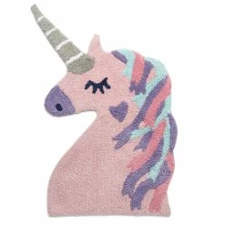 Coupon 🥰 Charter Club Kids Unicorn Bath Rug, 22 X 36, Created For Macy's Pink ✔️