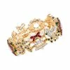 Flash Sale 👍 Charter Club Gold-Tone Mixed Stone Yuletide Decoration Stretch Bracelet, Created For Macy's Multi ⌛