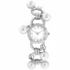 Hot Sale 🛒 Charter Club 👩 Women's Imitation Pearl Silver-Tone Link Bracelet ⌚ Watch 29mm, Created For Macy's 🤩