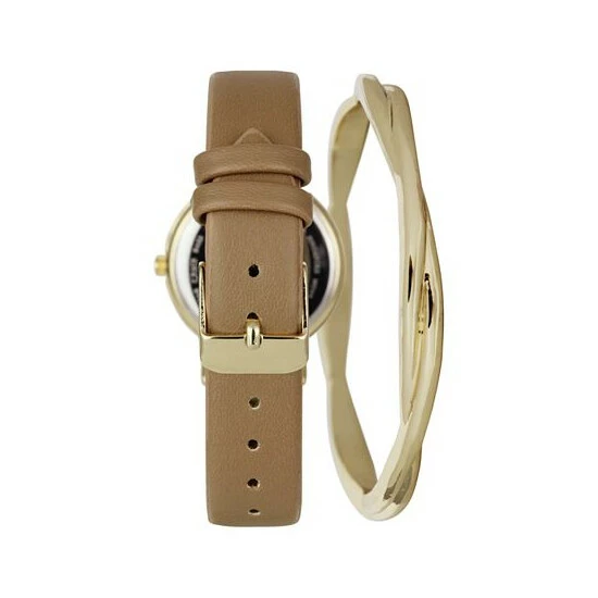 Promo ๐ Charter Club ๐ฉ Women's Brown Strap โ Watch 33mm Gift Set, Created For Macy's ๐คฉ - Image 3