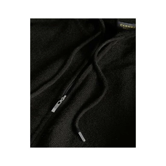 Buy โญ Charter Club Petite 100% Cashmere Zip Hoodie, Created For Macy's Ice Grey Heather ๐ - Image 5