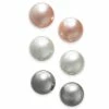 Budget ✨ Charter Club Silver-Tone 3-Pc. Set Imitation Pearl Stud Earrings, Created For Macy's Multi 😀