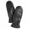 Best Pirce 🥰 Charter Club 👩 Women's Leather Mittens, Created For Macy's Black 🌟