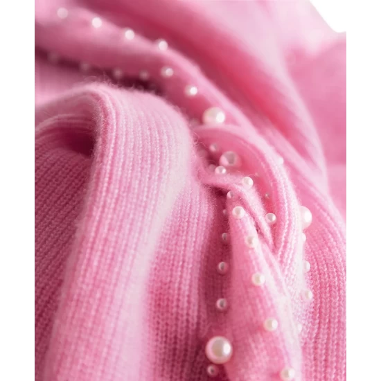 Best Pirce 👍 Charter Club 👩 Women's 100% Cashmere Embellished Sweater, Created For Macy's Cc Classic Blac 👏 - Image 3