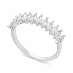 Best deal 🧨 Charter Club Silver-Tone Marquise Crystal Stack Ring, Created For Macy's 😉