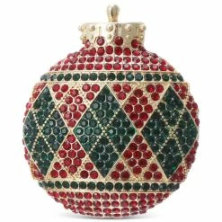 Best deal 🎁 Charter Club Gold-Tone Red & Green Pavé Ornament Pin, Created For Macy's ✨